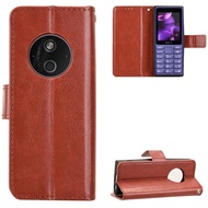 For HMD 110 4G case cover Full Cover Flip Leather Case Mobile Phone Case HMD110 4G leather case card