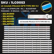 LG 55 Inch TV Backlight 55LA6200 55LA9700 55LN5100 55LN5400 55LN4900POLA2.0 55UNTR TYPE REV 0.1