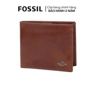 Ví da nam Fossil RYAN ML3829201 da thật màu nâu