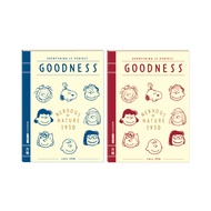 [King PLAZA] Snoopy 75th Anniversary 25K Thickened Gilding Checkered Notebook School Gifts EPNA-2250