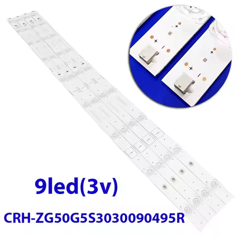 LED Strip For Onn 100005396 100005396-H CRH-ZG50G5S3030090495RREV1.0 LB-C500-G5S-U-P-9-14-X1 50F6100