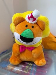 愉快動物餅獅子大公仔
