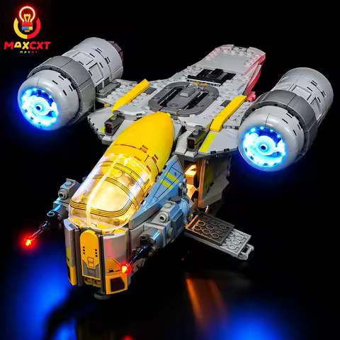 MAXCXT LED Light For LEGO 75447 Star Wars The Razor Crest DIY Decorative Lamp Not Include Lego Build