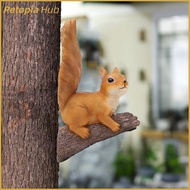 Squirrel Figurine Garden Statue Yard Art Decor