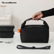 Lunch Box Bag Messenger Water-Repellent Dirt-Resistant HOMESCANDI Commuter Insulation Large-Capacity