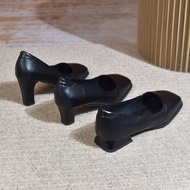 HM55 รองเท้าคัชชูทำงานมีส้นแฟชั่น แบบหัวตัด รองเท้าทำงานผู้หญิง 3 แบบ H257