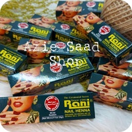 Inai Mekah/ Rani Nail Henna 6g/ Original Made in Saudi Arabia