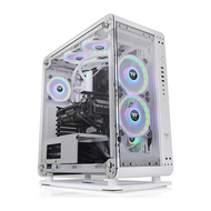 Thermaltake 曜越 Core P6 TG 白 全景玻璃機殼 (ATX/Type-C/封閉式與開放式兩用/顯卡458mm/塔散180mm)
