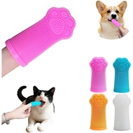 DogFingerToothbrush,4-PackPetTeethCleaningKit–UpgradedFingerBrushforDogs&Cats,SoftSiliconeforGumMass