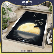 Decorative Carpet Moon Design Moon Durex Condom Moon Decor Floor Coverings Living Room Office