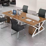 Desk Thickened 2/4/6 Person Desk Chair Combination Boss Desk Computer Desk Staff Desk