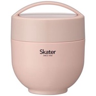 Skater - 粉紅色雙層不鏽鋼超輕量 保溫壺 保溫飯盒 食物盒 午餐盒 540ml LDNC6AG [平行進口貨品]