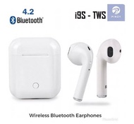 Al Jabbar - Headset Bluetooth PINZY I9s Twins with Magnetic Charging case Putih