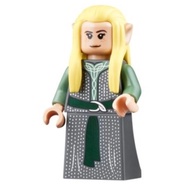 Original Lego Lord of the Rings - Rivendell Elf (Female) Dark Bluish Gray Robe 10316 Minifigure new