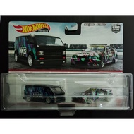 Hot Wheels Twin Pack Nissan Skyline GTR R33 MBK VAN HKS
