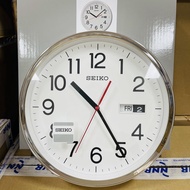 [Original] Seiko QXF104SN Day &amp; Date Display Analog Wall Clock QXF104S