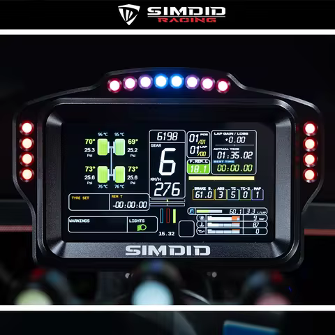 SIMDID DV480 Pro V5 SimRacing Dashboard-DDU-Display-SIMAGIC MOZA FANATEC SIMUCUBE can be installed