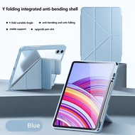 Smart Tablet Case For Xiaomi Redmi Pad Pro 12.1inch 2024 Pad SE 11inch Pad 10.61 Xiaomi Pad 6S Pro 12.4 6 6Pro 5 5Pro 11inch Y-Folding Tablet Cover With Pen Slot