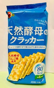 💝🥛😋 BOURBON 百邦天然酵母餅乾 (小吃) 48塊(6塊x8袋)｜鈣120毫克｜產地：日本