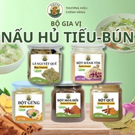 VIETTA SPICES Noodle Soup Seasoning Set Purple Onion Powder, Ginger, Star Anise, Cinnamon, Bay Leave