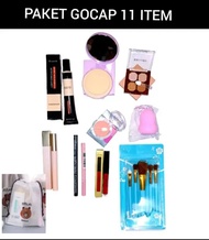 PAKET KOSMETIK GOCAP LENGKAP 11 ITEM / PAKET BRUSH GOCAP / SET BRUSH / PAKET MAKEUP