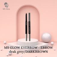 Ms Glow Eyebrow - EBROW drak grey/DARKBROWN