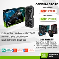 Palit NVIDIA GeForce RTXTM5060 Infinity 2 8GB GDDR7 GPU NE75060V19P1-GB2063L rtx 5060 gpu graphic ca