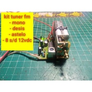 Fm mono radio tuner kit