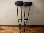 不銹鋼成人腋下康復拐杖一對 Crutches