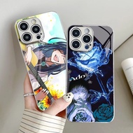 ado 02 Silver Electroplated Glass Phone Case For Iphone 16 16e 15 Pro Max 14 13 12 Mini 11 Xs Xr