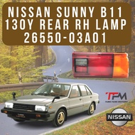 Tung Fang Motors Nissan Sunny 130Y B11 Rear Lamp with Bulb Socket RH 26550-03A01