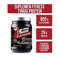 New L-Men Platinum 800 Gr Whey Protein With Isolate Lmen Choco Latte High Quality