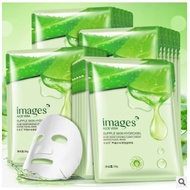 superb IMAGES Aloe Vera Facial Mask Beauty Face Facial Mask / Topeng Muka