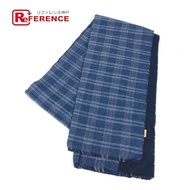 LOEWE Anagram 格紋流蘇圍巾