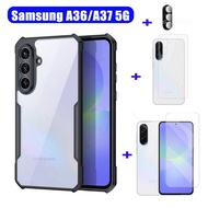 Samsung A36 A37 A17 A07 Shockproof Phone Case Samsung A56 A26 A06 A57 HD Tempered Glass Screen Prote