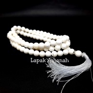 Tasbih Gading Putih Mani Gajah 100 Butir