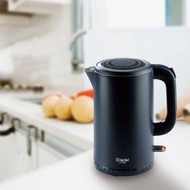 【ikiiki伊崎】不鏽鋼雙層防燙快煮壺