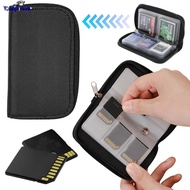 22 Slots Mini Universal Black Memory Card Storage Bags For Micro SD ID CF SDHC MMC Cards Multifunctional Fashion Organizer Box Carrying Pouch