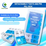 Lifepro / Grace Care Detachable 7 Days AM/PM / Detachable 7 Days / One Week / AM/PM / 7 Days Pill Bo
