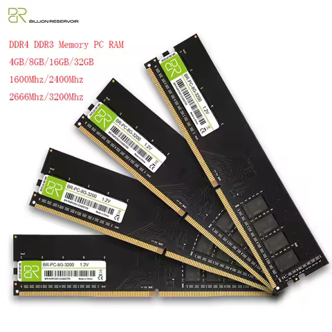 BR RAM DDR4 16gb 32gb DDR4 Memory 3200Mhz RAM DDR3 8gb 1600Mhz Laptop Memory PC4 Desktop RAM memoria