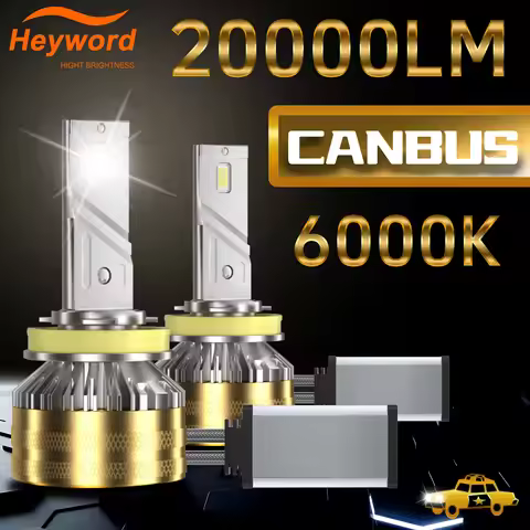 Heyword Ampoule LED pour camion K5C 12v/24V H7 H4 H1, 2 pièces, H11 4300K 6000K 110W 12v/24V, lampe 
