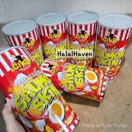 Cik B Salmon Skin Salted Egg Snack Crispy 260g