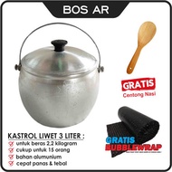 Kastrol Liwet No. 10 Size 3 Liters Rice Liwet Pan 3 Liters - Kastrol BINTANG