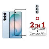 2 IN 1 Samsung S26 Plus Tempered Glass for Samsung S25 S24 S23 S22 S21 FE A17 A07 A16 A06 A15 A05 A0