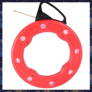 (RZDW) 100Ft Fish Tape Reel Wire Pulling Tools 30M Electrical Cable Puller Reel Puller