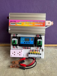 ชุดบ้านสวน ชุดนอนนา อินเวอร์เตอร์3000W เฉพาะชุดคอนโทรลโซล่าเซลล์(ไม่รวมแผงไม่รวมแบตเตอรี่)