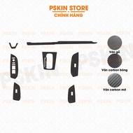 HONDA CITY 18-25 Interior decal stickers with matte carbon grain, glossy carbon grain, wood grain, h