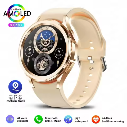 2026 New Classic Watch Sports Smartwatch Women Men BT HD Call Always On Display Waterproof Health Sm