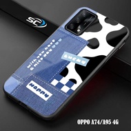 HP OPPO A74/A95 4G Motif (BUTTERFLY) Latest softcase and glossy hardcase (SC) Selampet Case - Custom
