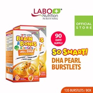 ★ [2 Boxes] LABO Kids DHA Brain and Bone Burstlets ★ Omega 3 DHA Fish Oil + D3 - Smarter Learning